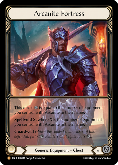 Arcanite Fortress - Extended Art Cold Foil